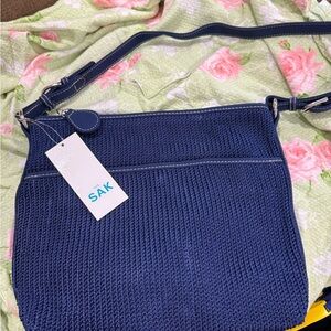 The Sak Deep Blue Crossbody Bag